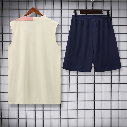 Barcellona Bianco completo con canottiera 2025/26