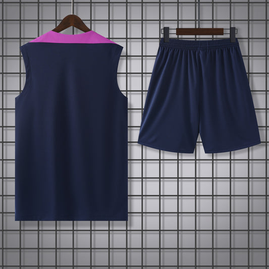 Barcellona blu completo con canottiera 2025/26