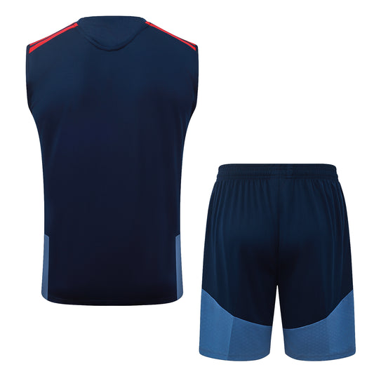Bayen monaco completo con canottiera blu new