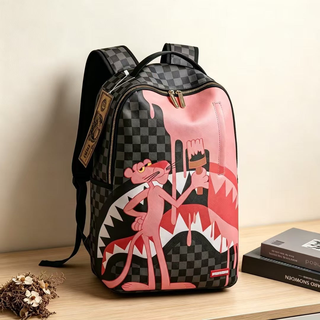 Zaino S. Shark Pantera Rosa