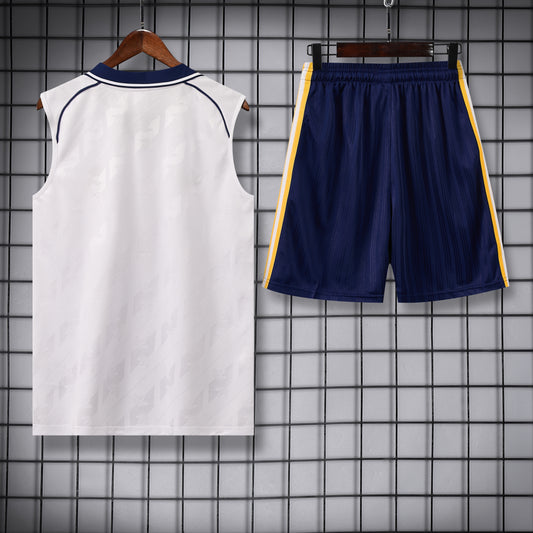 Real Madrid completo con canottiera new 2026 white