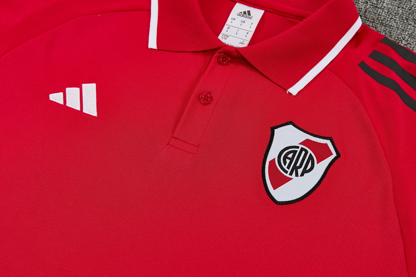 River P. Rosso 2026 Training Set – Polo + Pants Slim Fit
