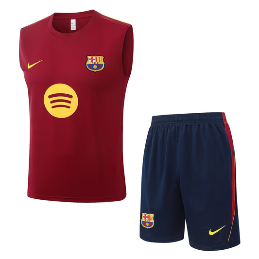 Barcellona completo con canottiera rosso 2026-2027