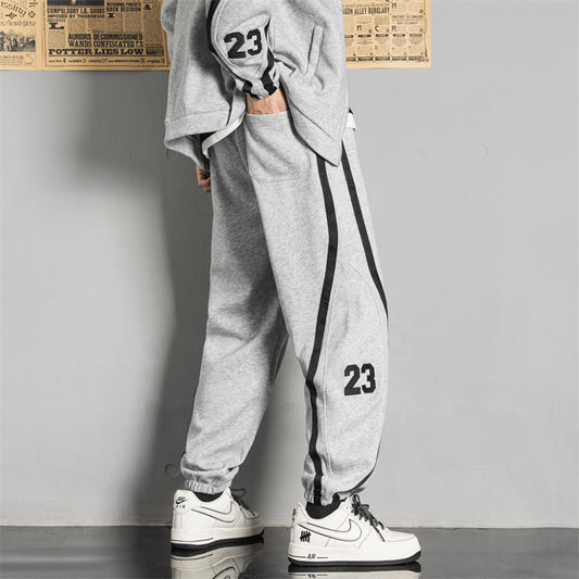 Pantalone Uomo Cargo con Bande Laterali