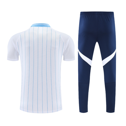Argentina Bianco rigato 2026 Training Set – Polo + Pants Slim Fit