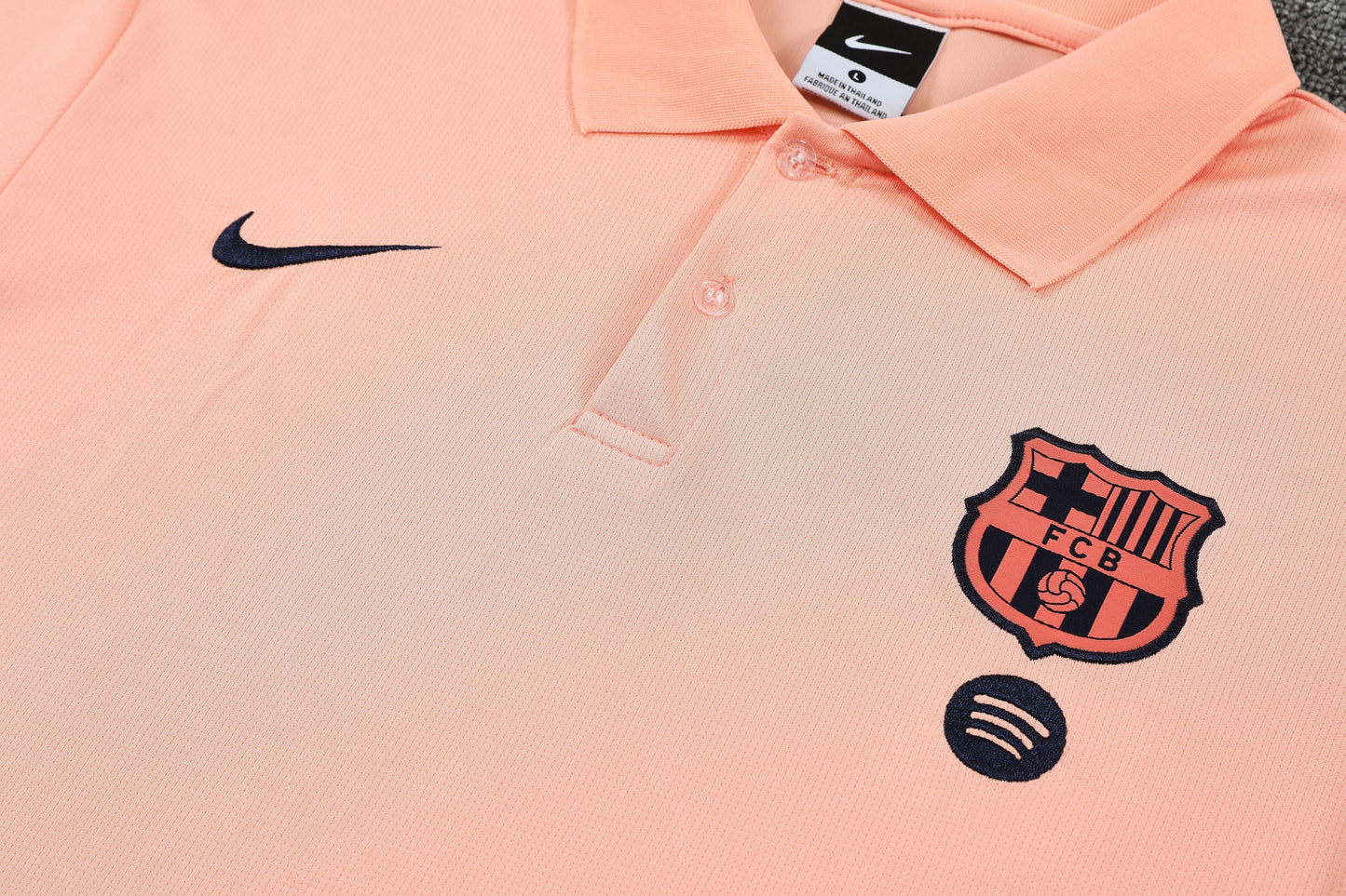 Barcellona Salmone 2026 Training Set – Polo + Pants Slim Fit