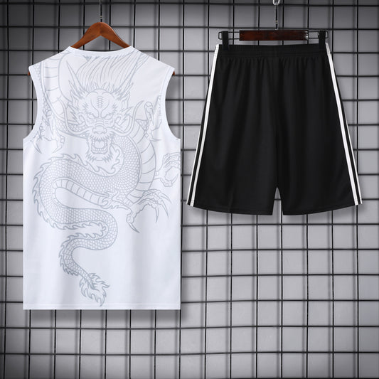 Real M. White drago completo con canottiera
