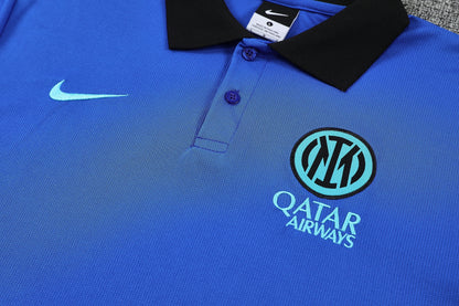 Inter Blu 2026 Training Set – Polo + Pants Slim Fit