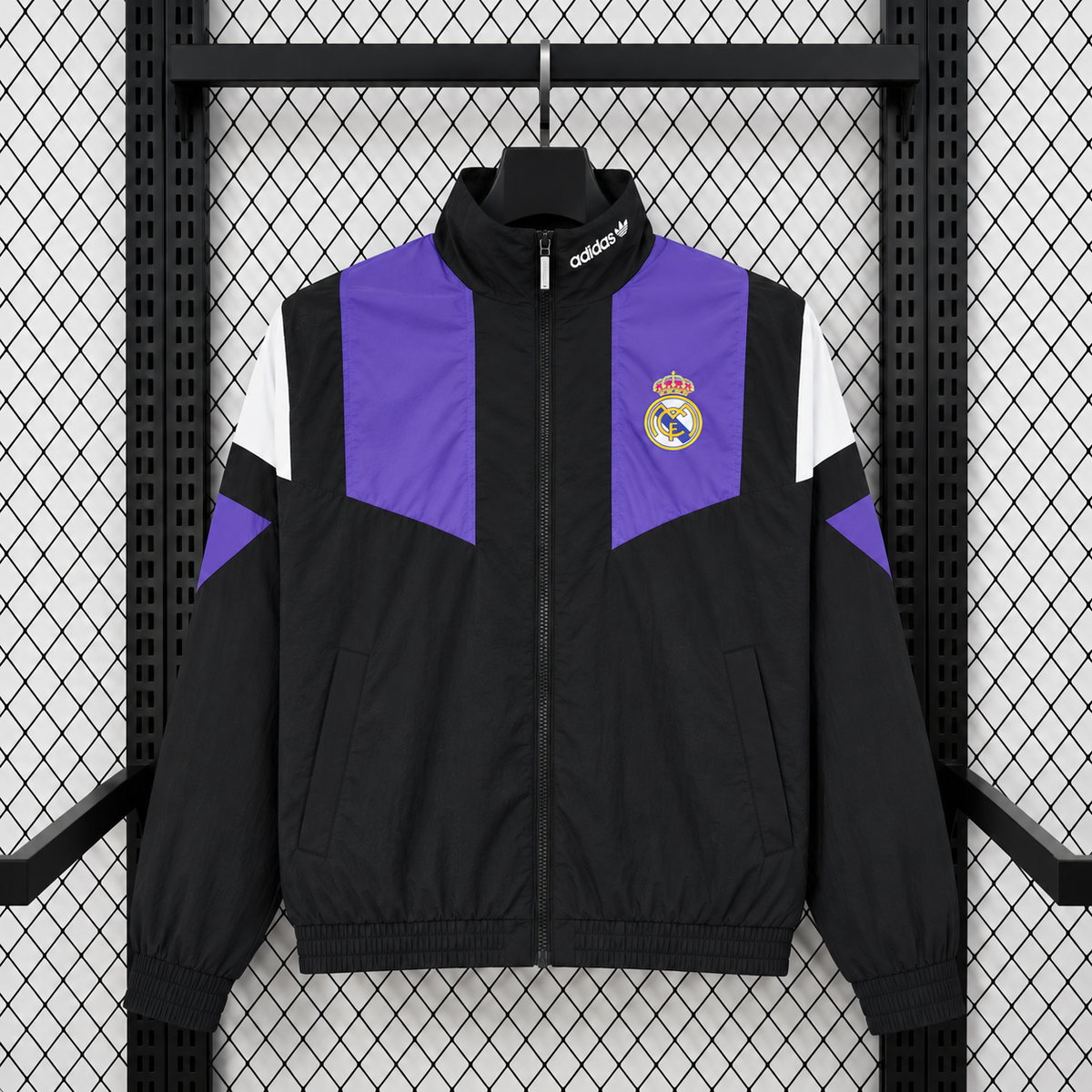 Giacca Sportiva Real nero e viola