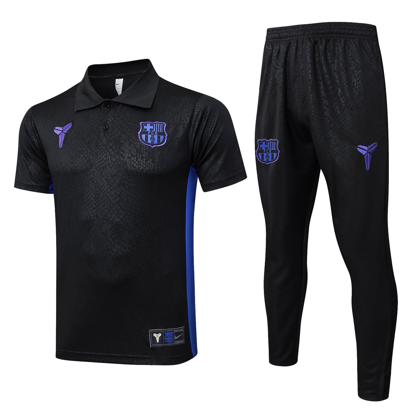 Barcellona nero 2026 Training Set – Polo + Pants Slim Fit
