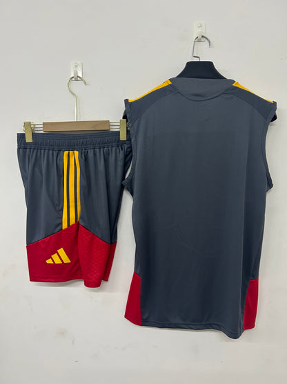 Roma completo grigio con canottiera