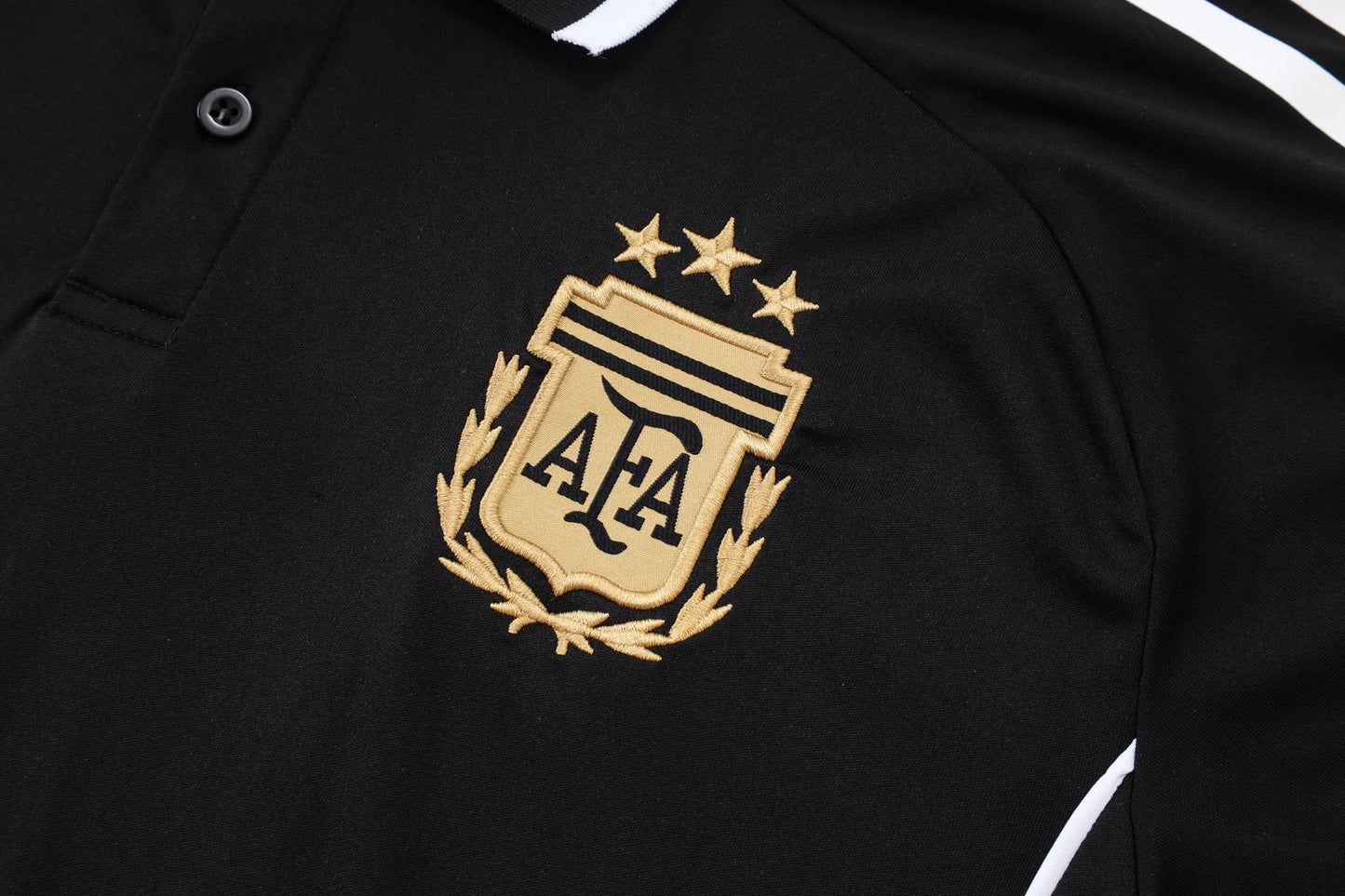 Argentina Nero 2026 Training Set – Polo + Pants Slim Fit