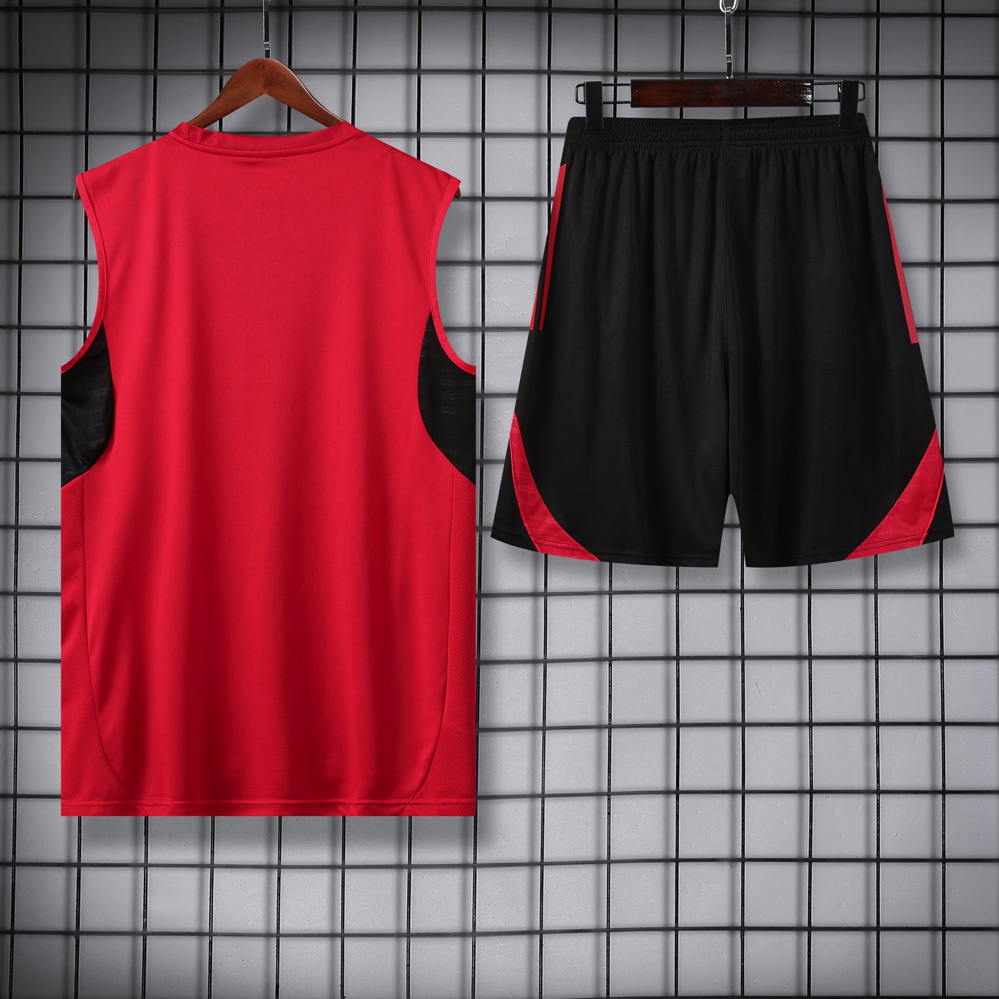 Manchester United Rosso e Nero completo con canottiera 2025/26