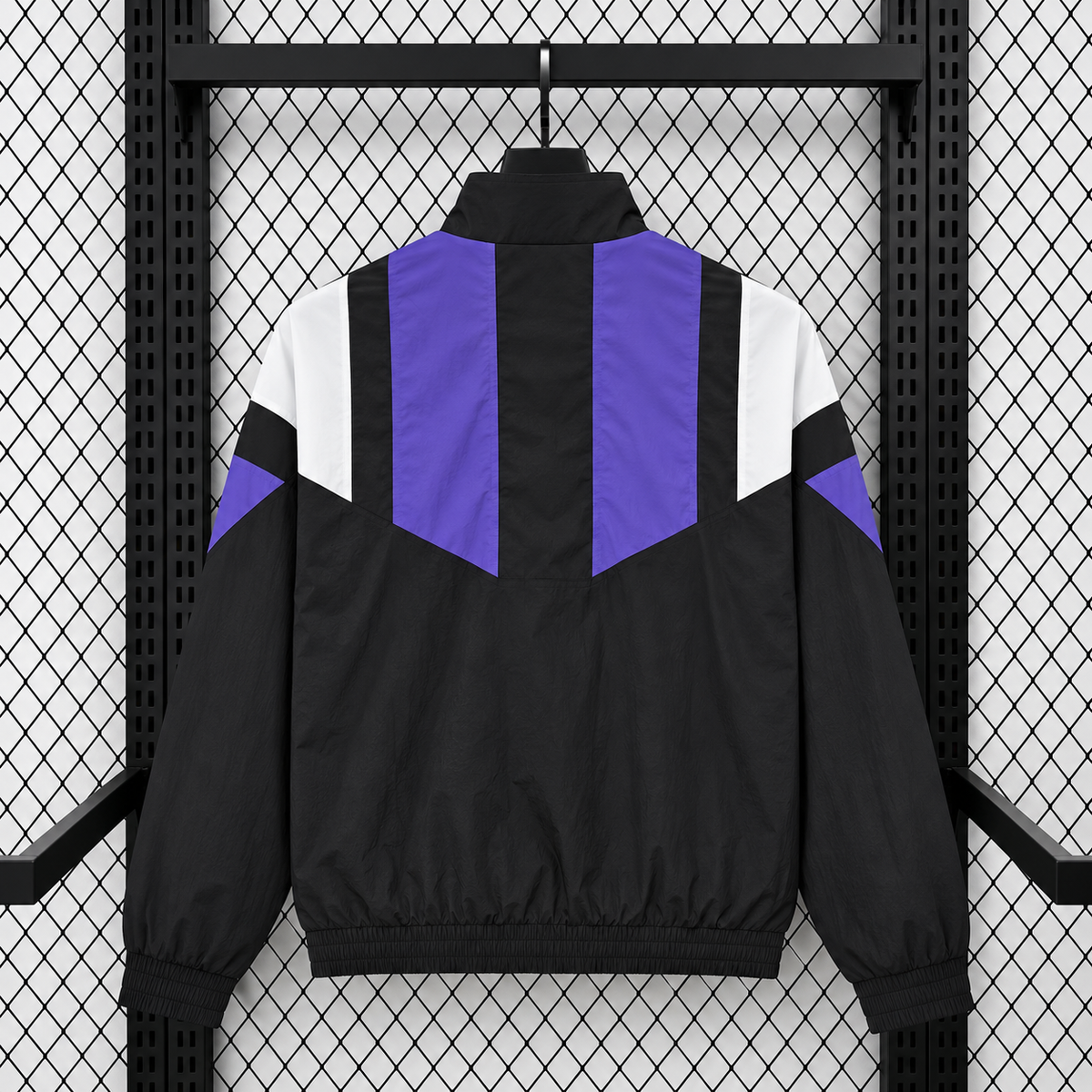 Giacca Sportiva Real nero e viola