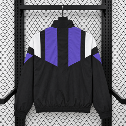 Giacca Sportiva Real nero e viola