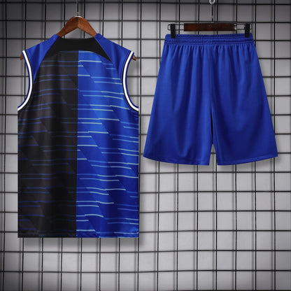 Inter nerazzurro completo con canottiera