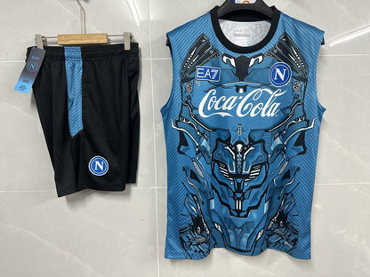 Napoli completo con canottiera Azzurro 2025/26
