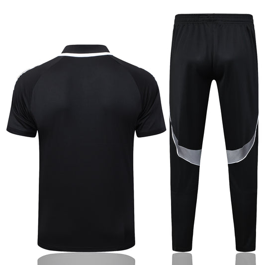 Real Madrid Nero 2026 Training Set – Polo + Pants Slim Fit