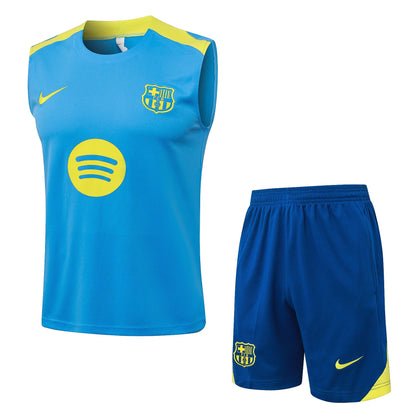 Completo Canottiera Barcellona Azzurro 26/27
