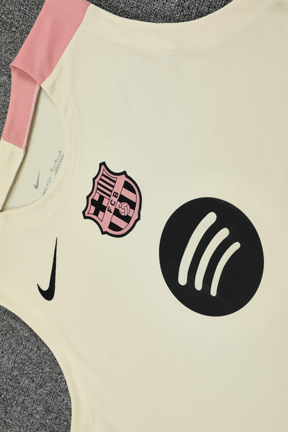 Barcellona Bianco completo con canottiera 2025/26