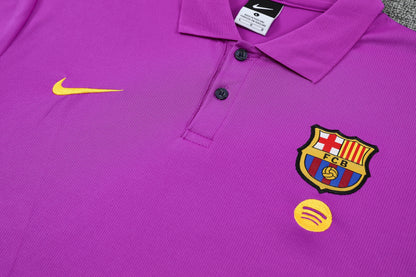 Barcellona Viola 2026 Training Set – Polo + Pants Slim Fit