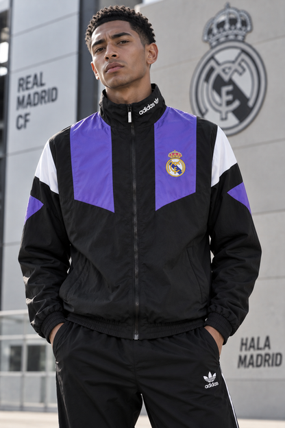 Giacca Sportiva Real nero e viola