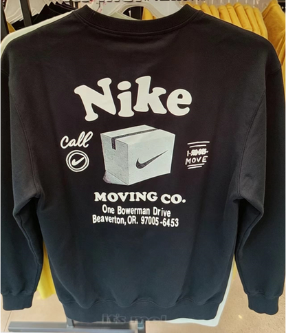 Felpa Uomo Girocollo Streetwear con Grafica sul Retro