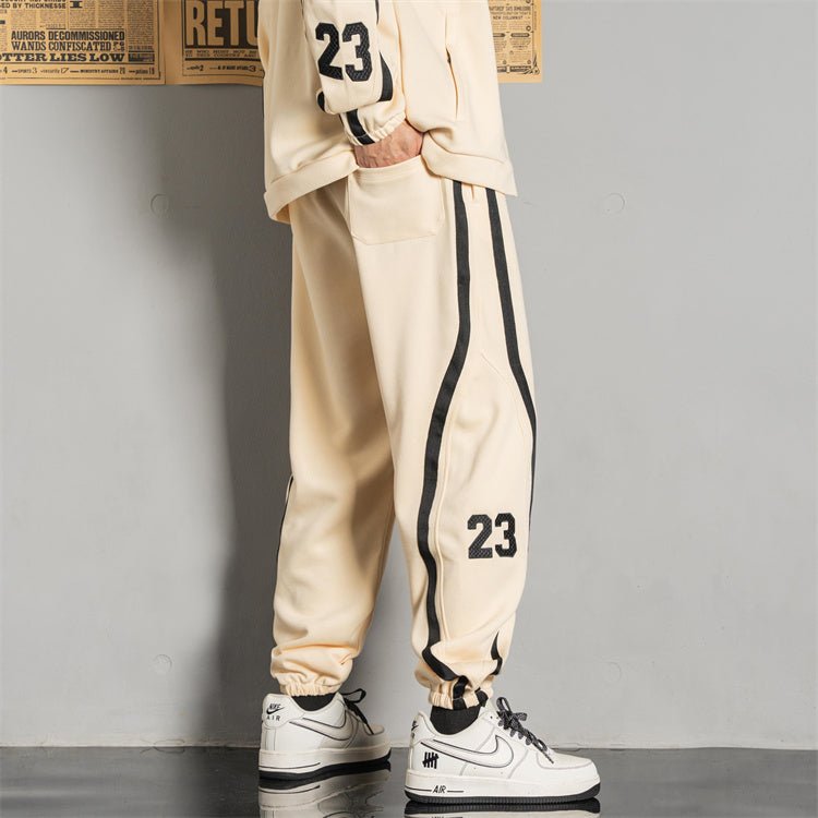 Pantalone Uomo Cargo con Bande Laterali