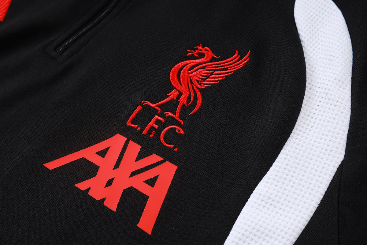 Liverpool Training Set  Black– Polo + Short