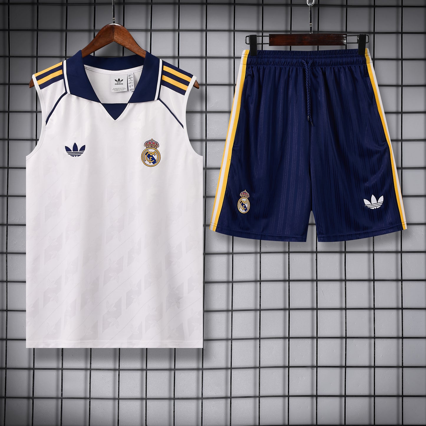 Real Madrid completo con canottiera new 2026 white