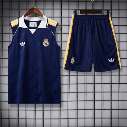 Real Madrid completo con canottiera new 2026 blu