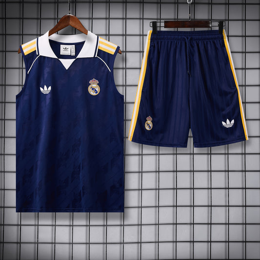 Real Madrid completo con canottiera new 2026 blu