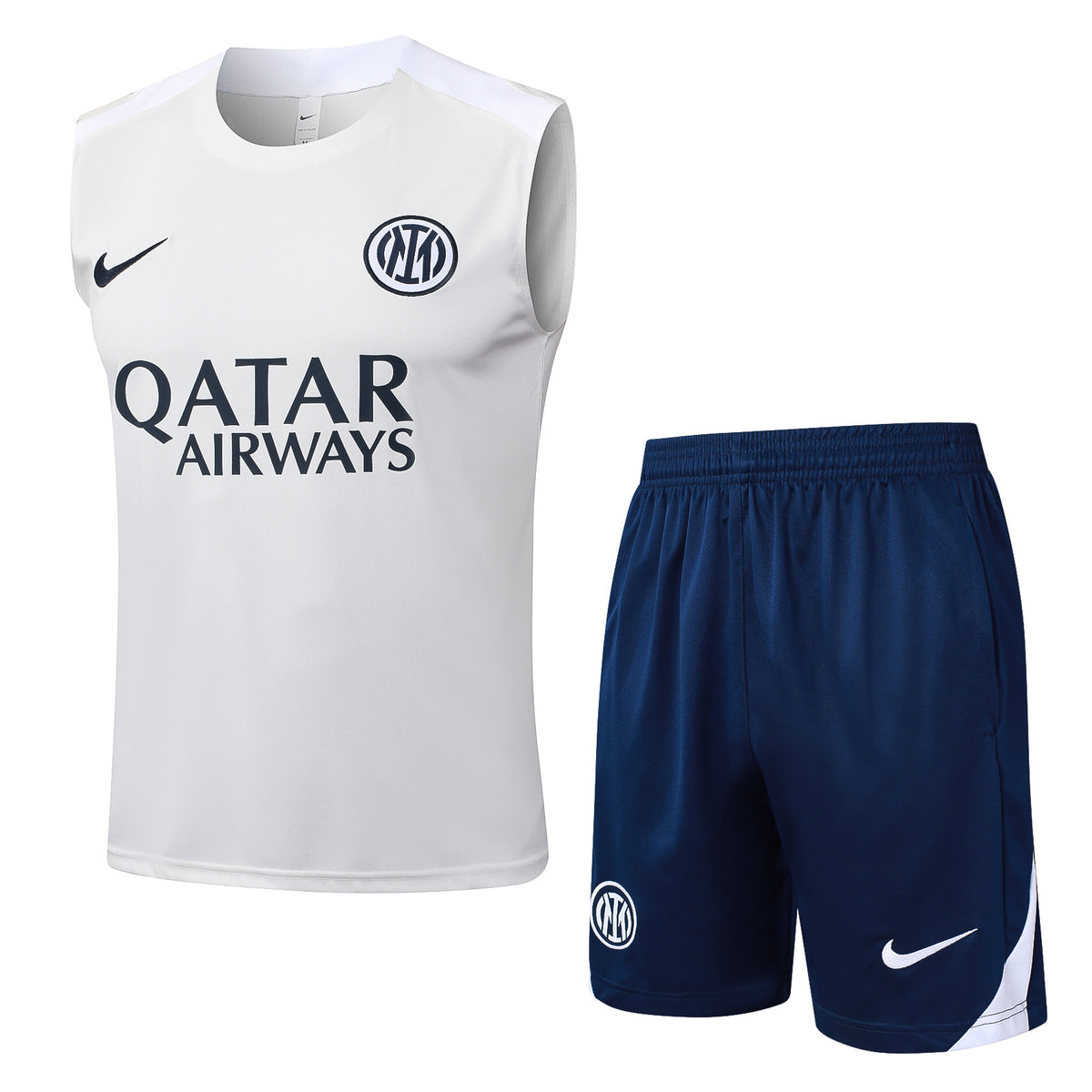 Inter white completo con canottiera