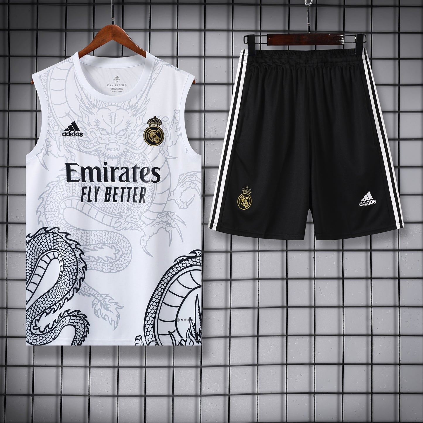 Real M. White drago completo con canottiera