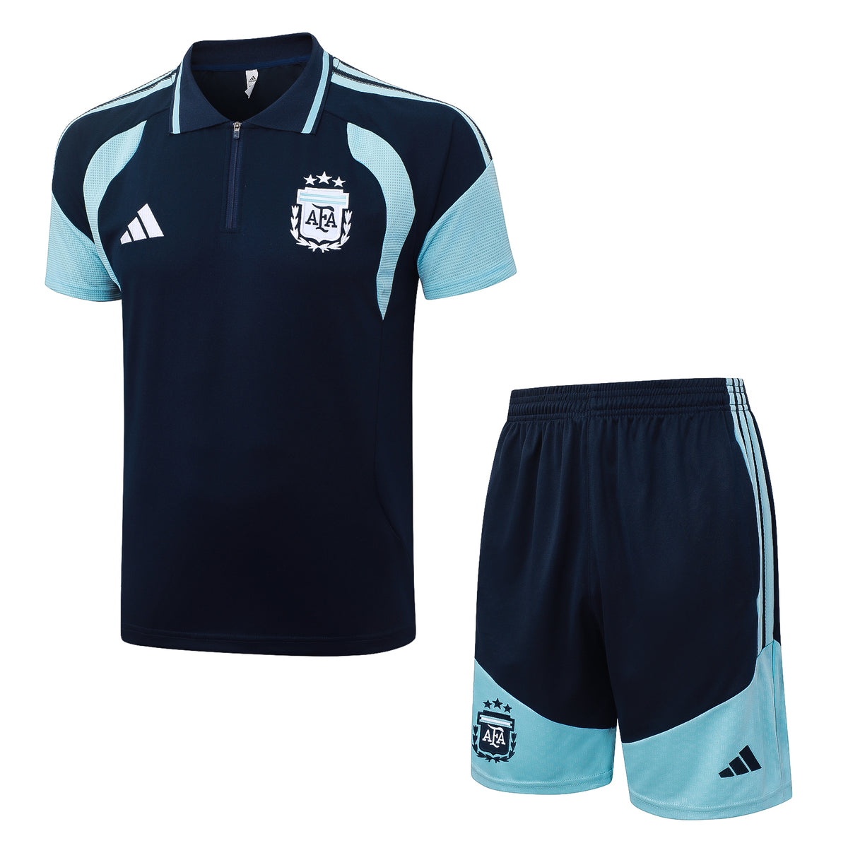 Argentina Training Set – Polo + Short blue