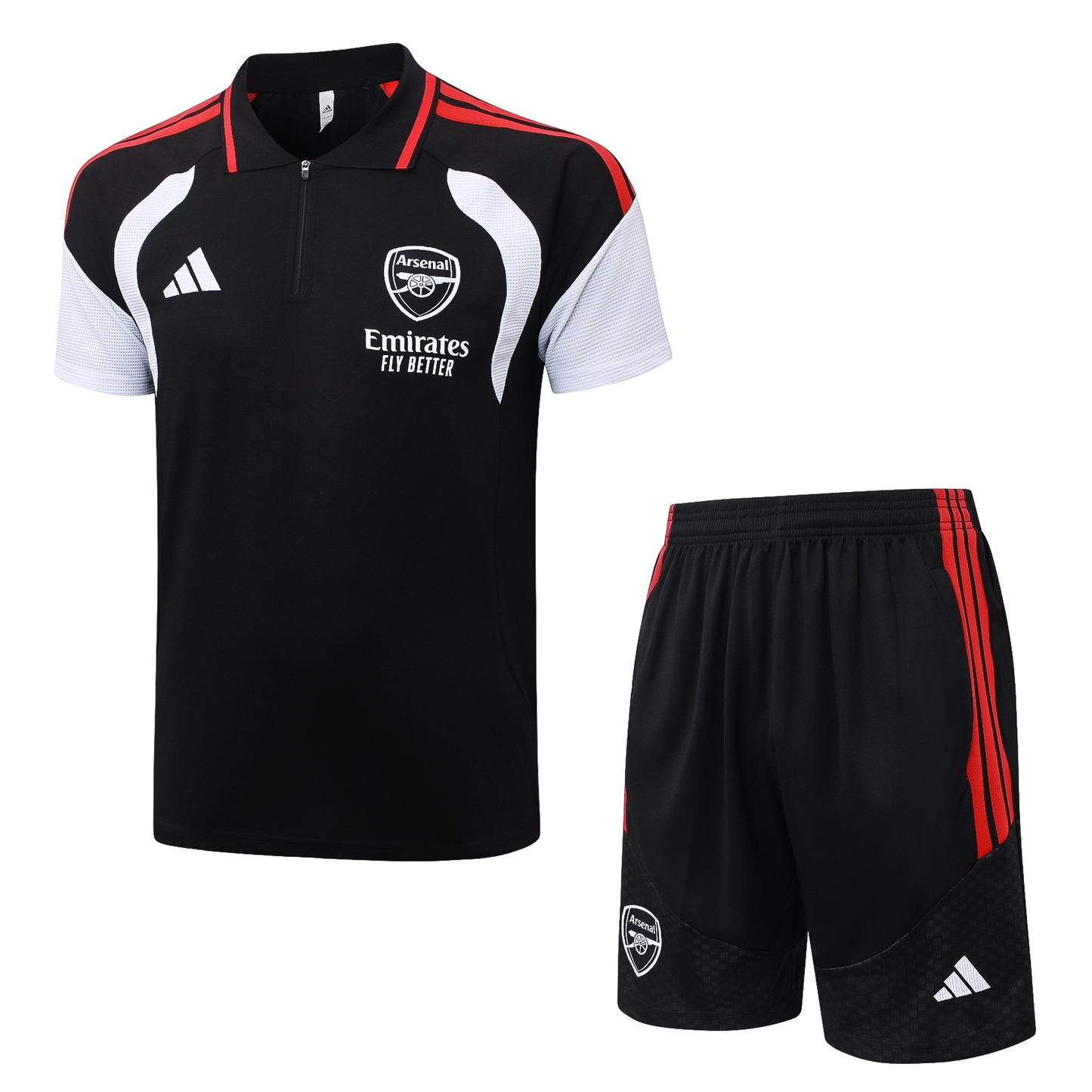 Arsenal Training Set Black  – Polo + Short