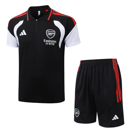 Arsenal Training Set Black  – Polo + Short