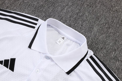 Manchester U. bianco 2026 Training Set – Polo + Pants Slim Fit