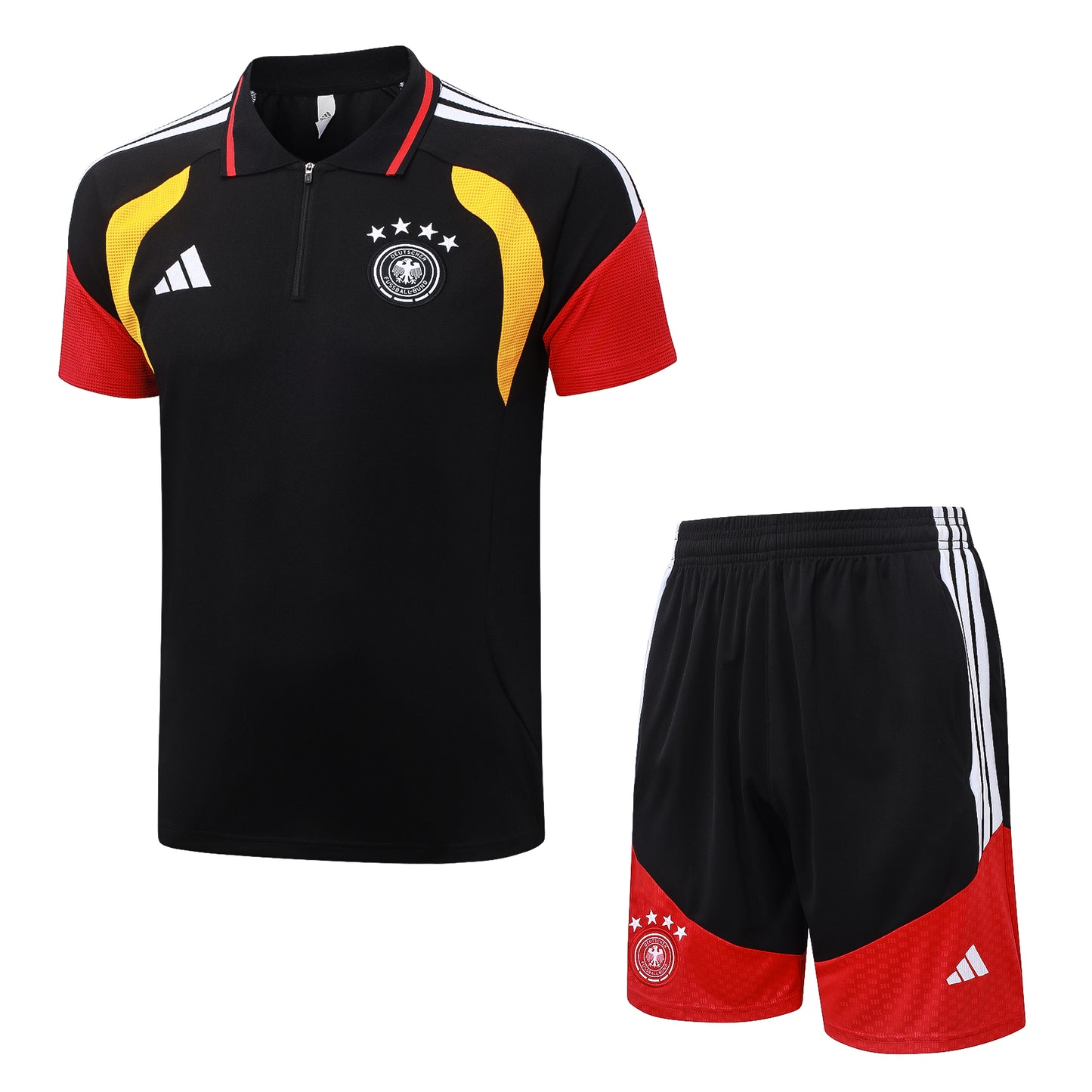 Bayern Monaco Training Set Black – Polo + Short