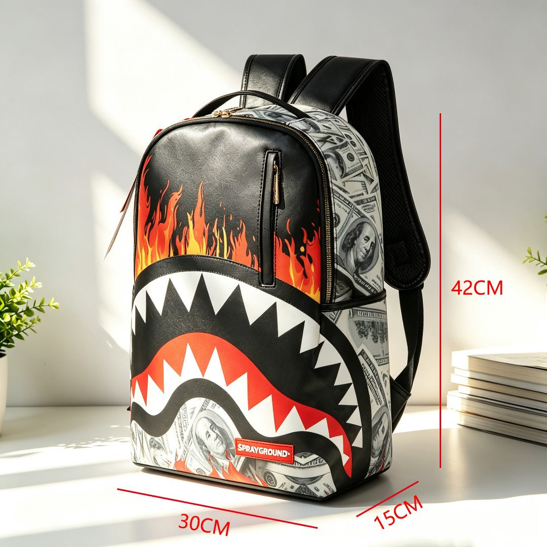 Zaino S. Shark Fire & Money
