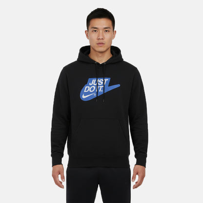 Felpa Uomo con Cappuccio e Logo Frontale