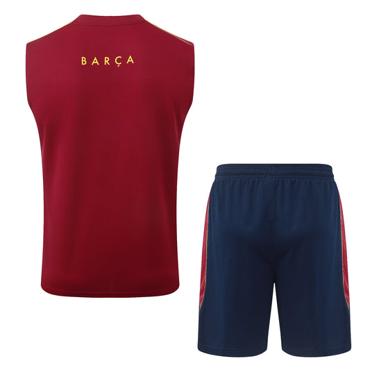 Barcellona completo con canottiera rosso 2026-2027