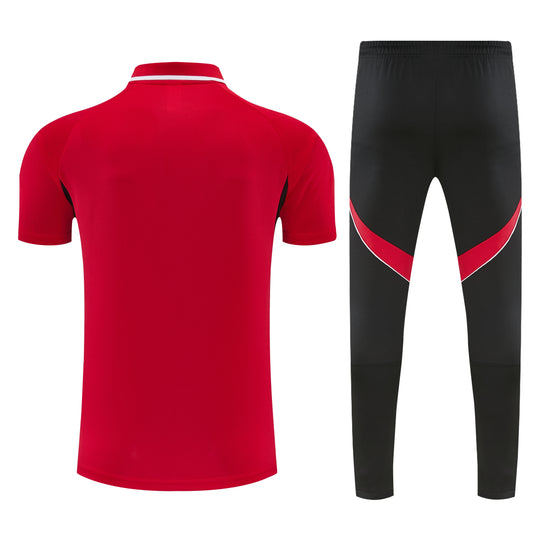 River P. Rosso 2026 Training Set – Polo + Pants Slim Fit
