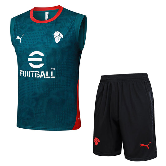 Completo Canottiera Milan Verde