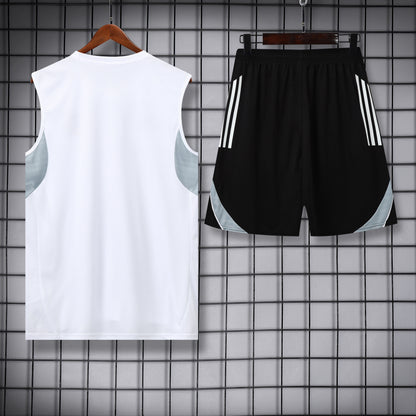 Real Madrid Bianco e Nero completo con canottiera 2025/26