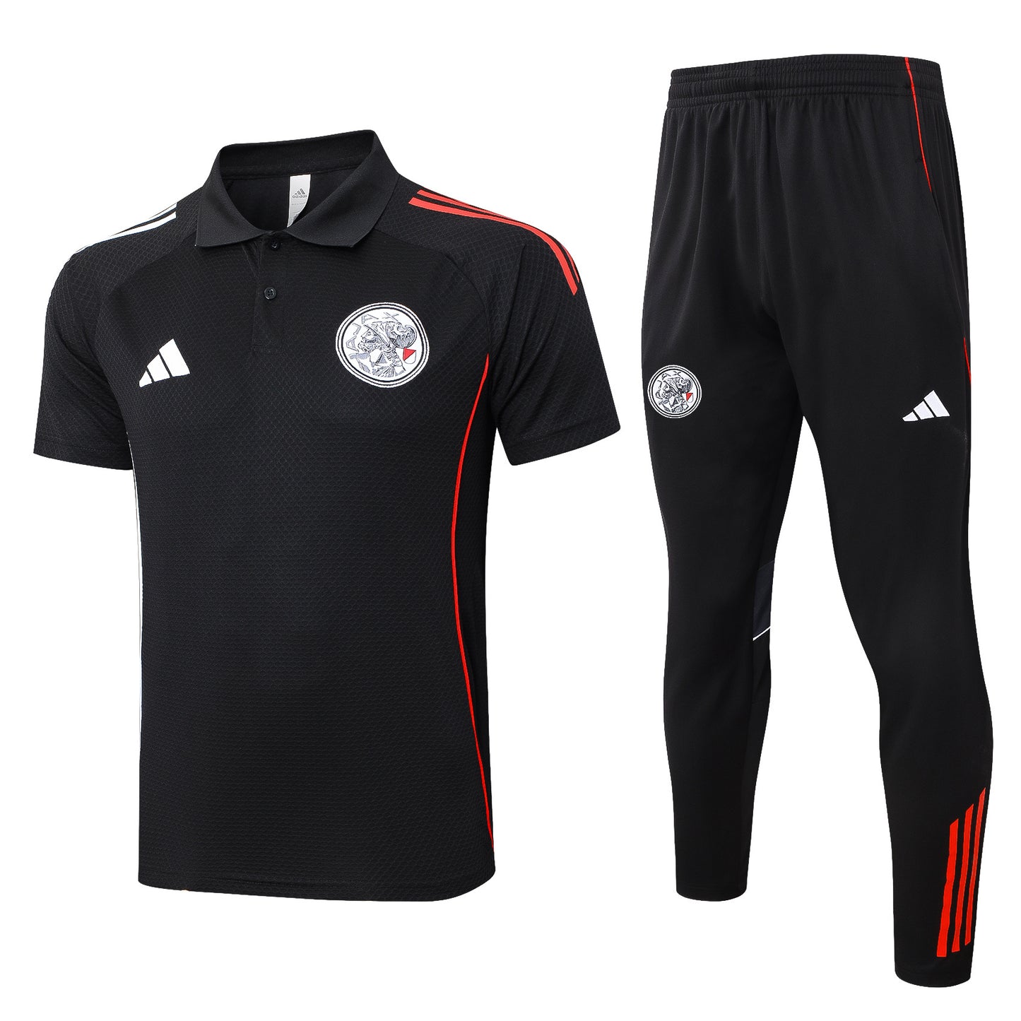 Ajax Nero 2026 Training Set – Polo + Pants Slim Fit