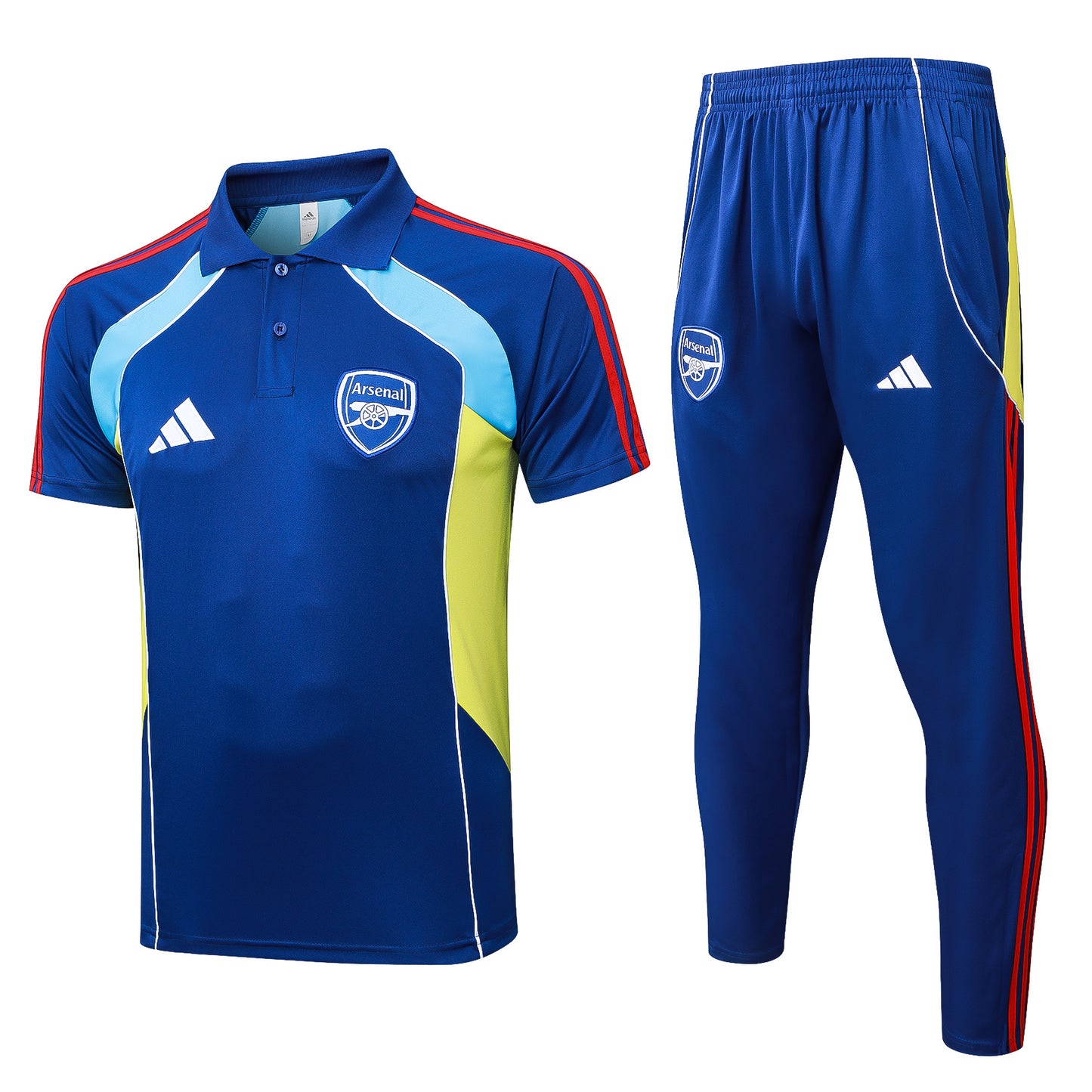 Arsenal Multicolor 2026 Training Set – Polo + Pants Slim Fit