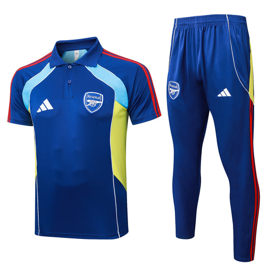 Arsenal Multicolor 2026 Training Set – Polo + Pants Slim Fit
