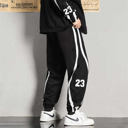 Pantalone Uomo Cargo con Bande Laterali