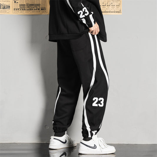 Pantalone Uomo Cargo con Bande Laterali